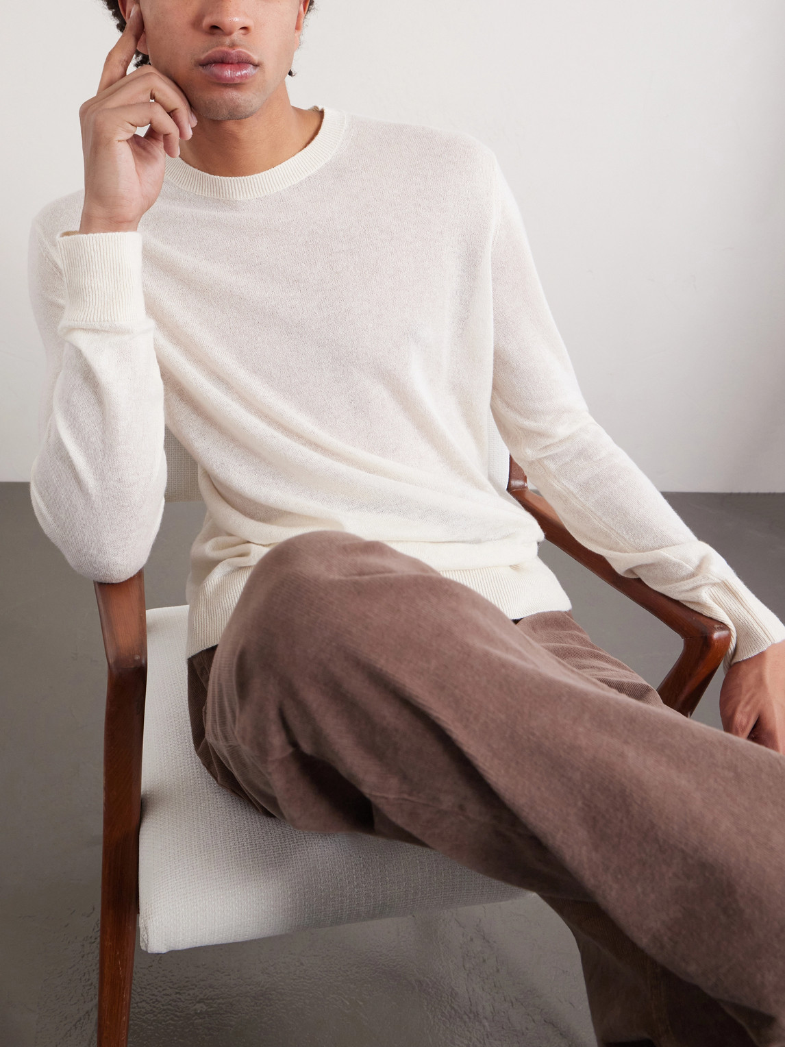 Mulberry Silk And Cashmere-Blend Sweater