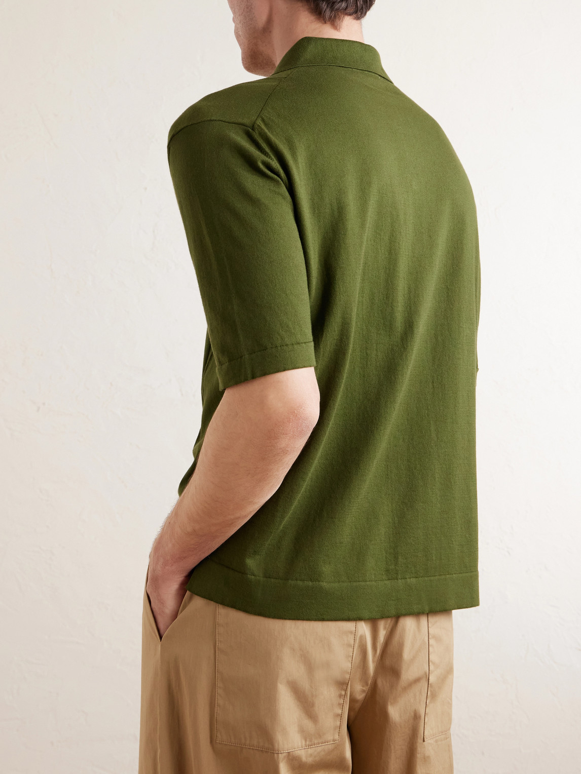 Knitted Cotton Shirt