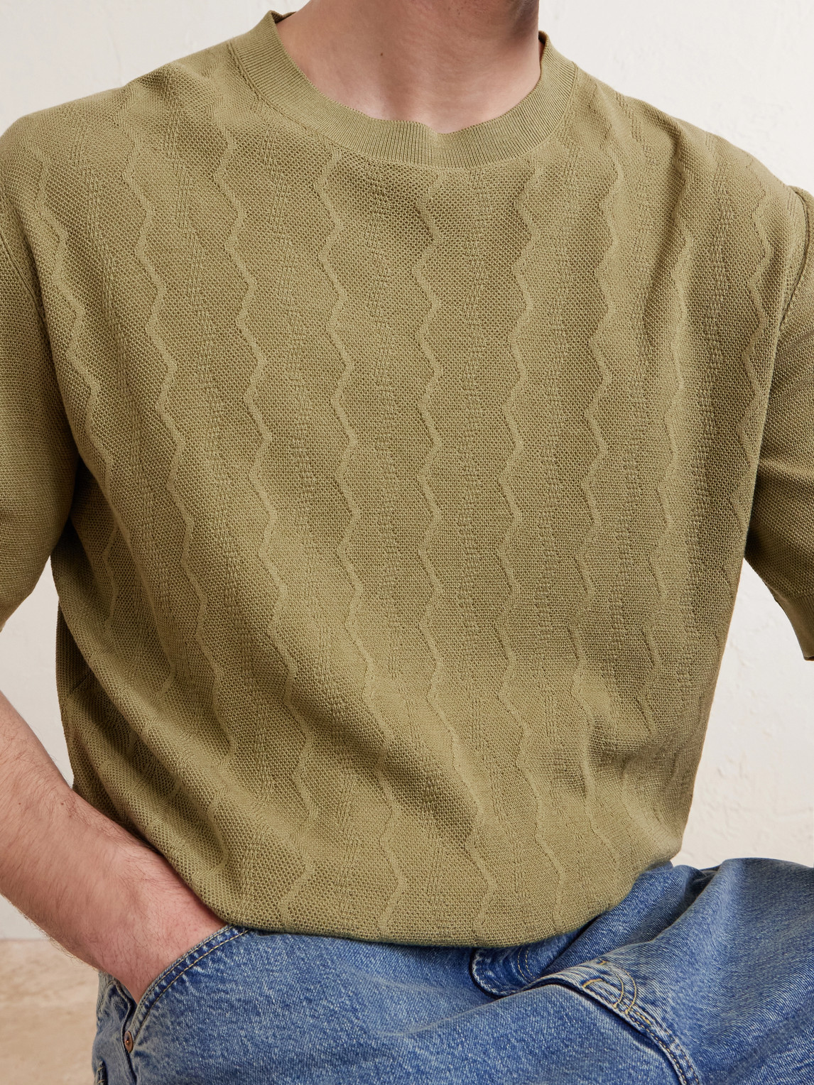 And Cotton-Blend T-Shirt
