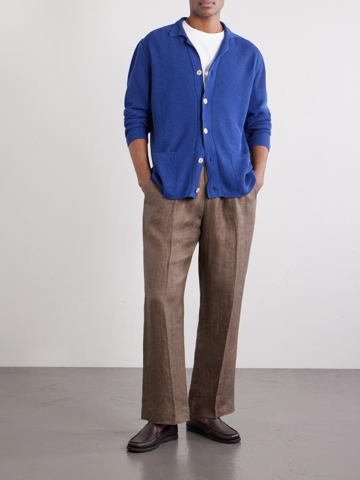 Silk And Linen-Blend Chore Jacket