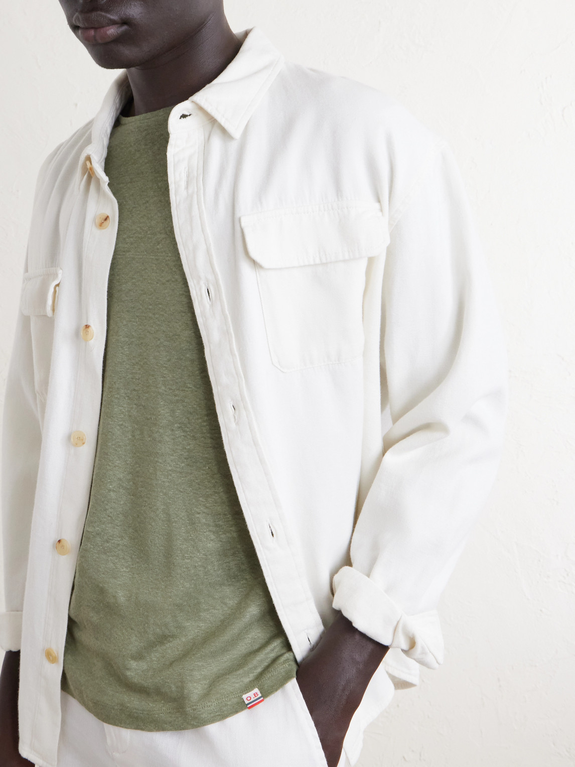 Ob-T Linen-Jersey T-Shirt