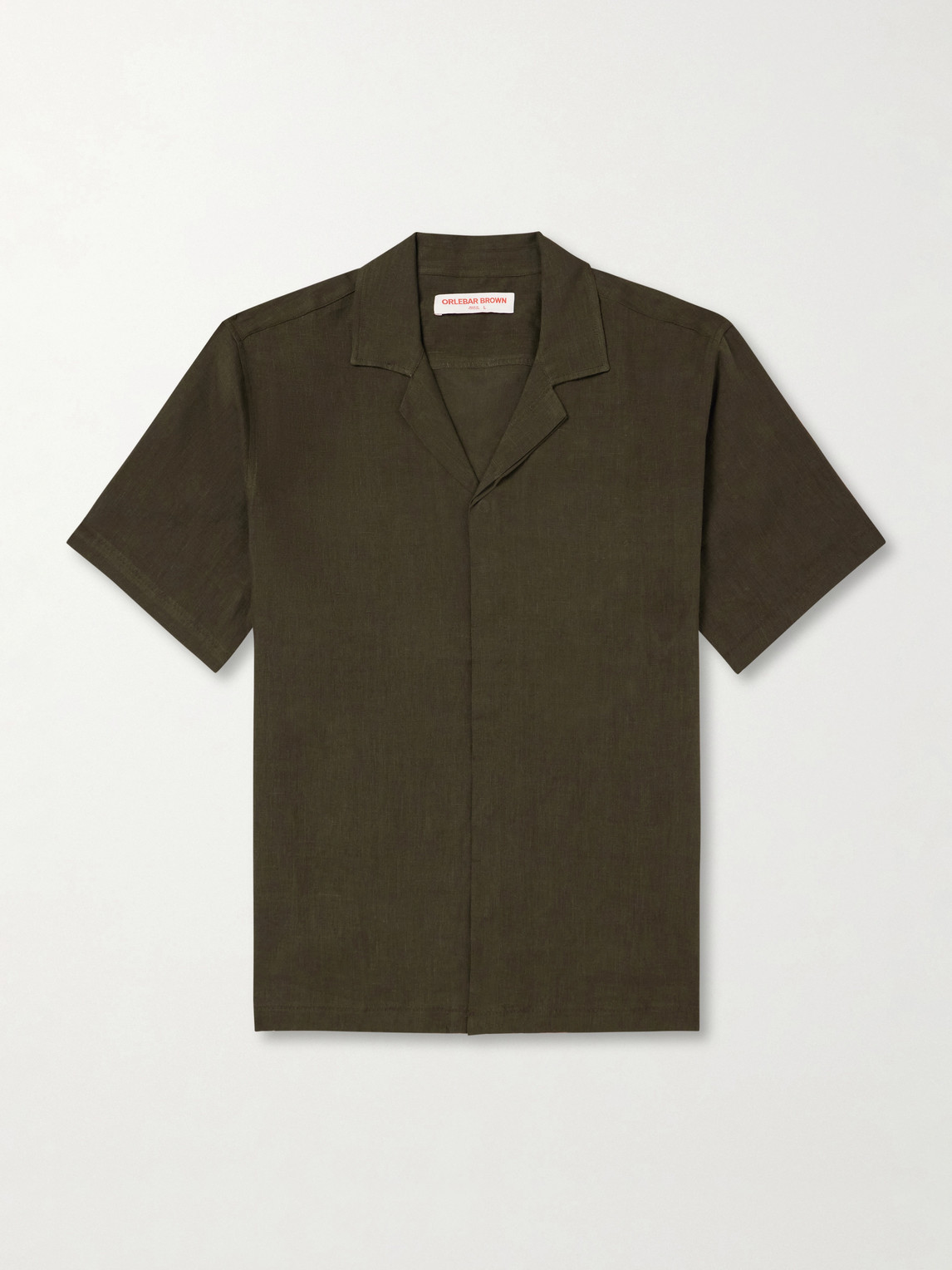 Maitan Ii Camp-Collar Linen Shirt