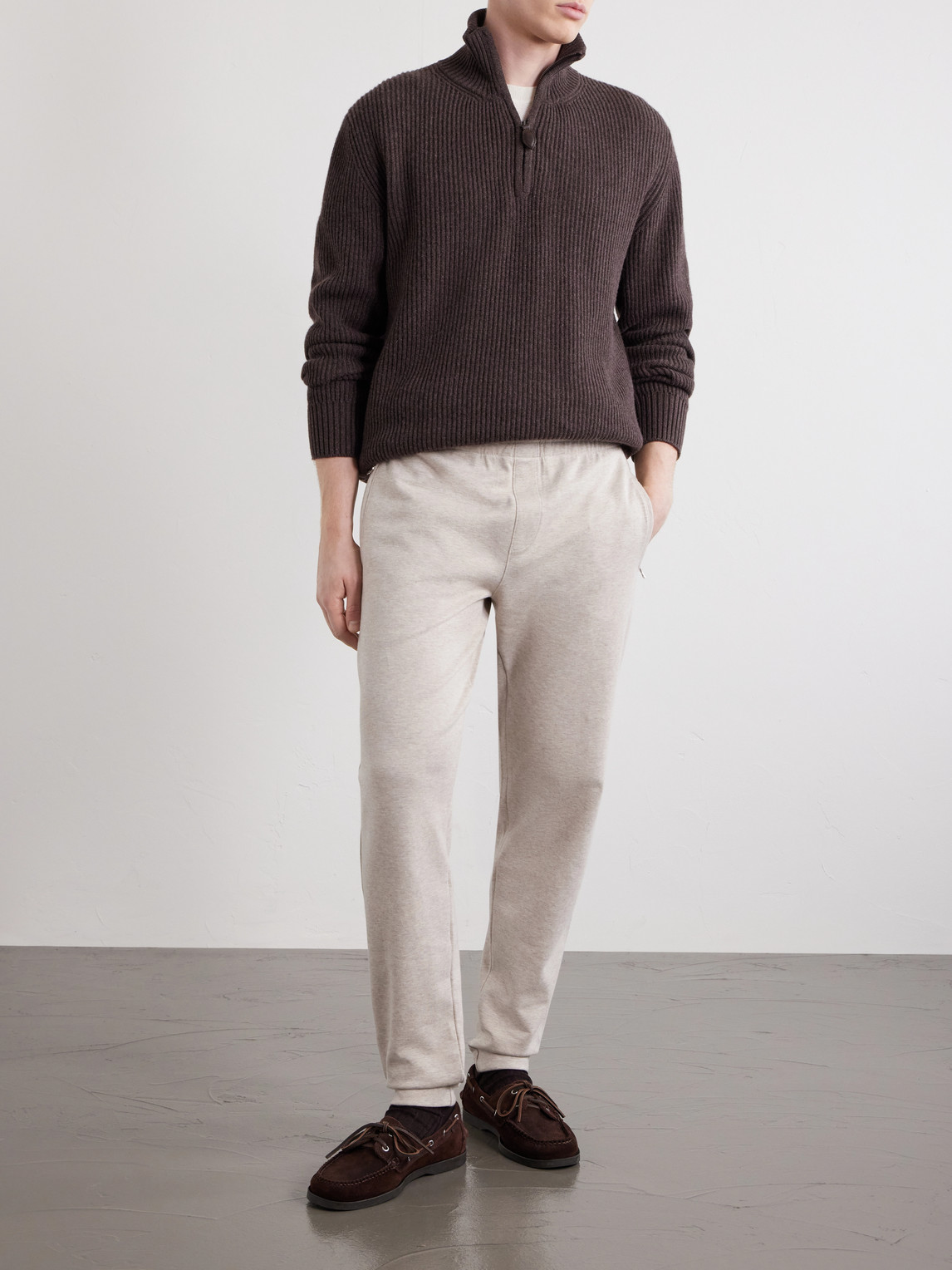 Struma Tapered Cotton-Blend Jersey Sweatpants
