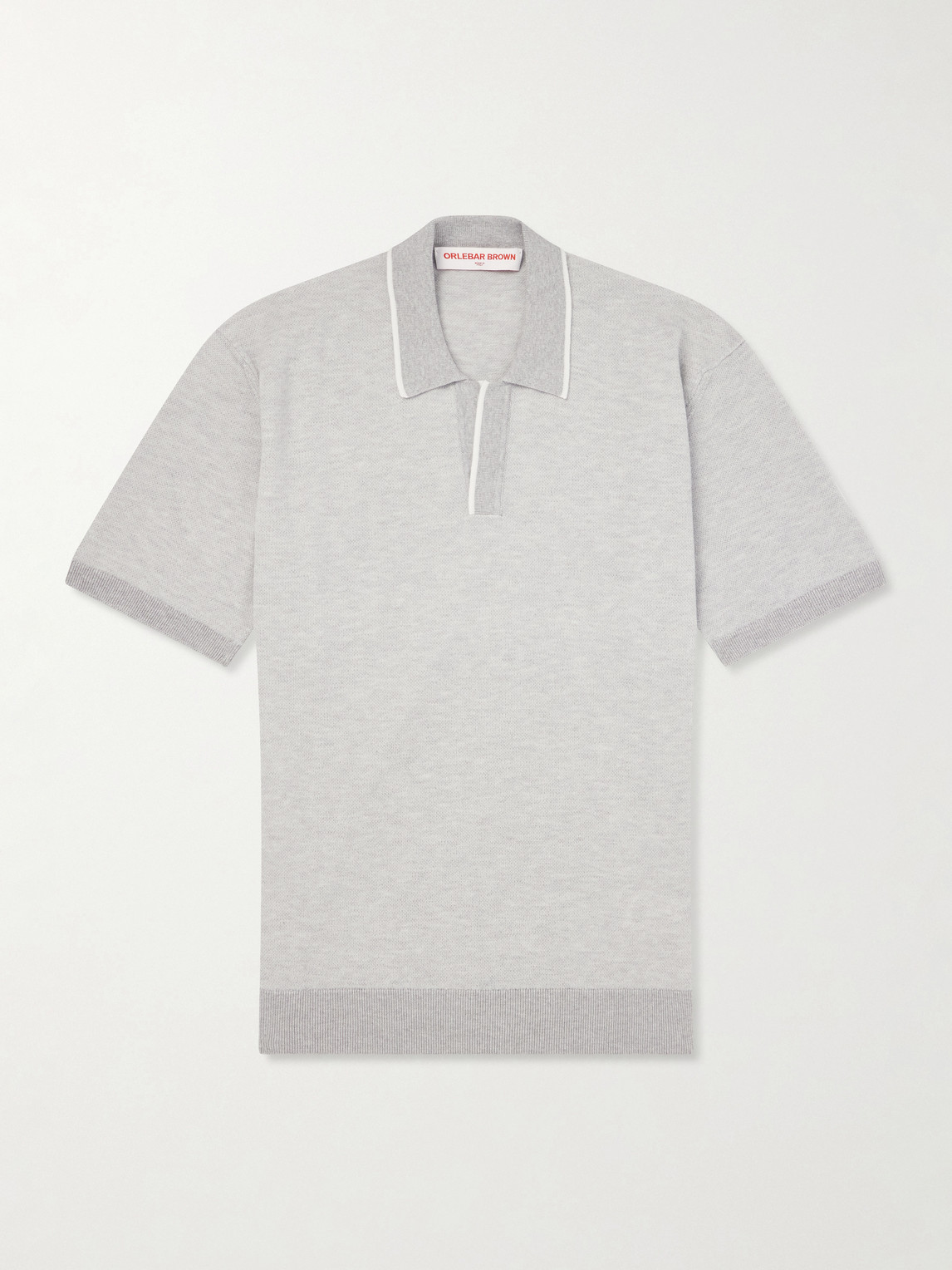 Orlebar Brown Horton Cotton and Wool-Blend Polo Shirt - Men