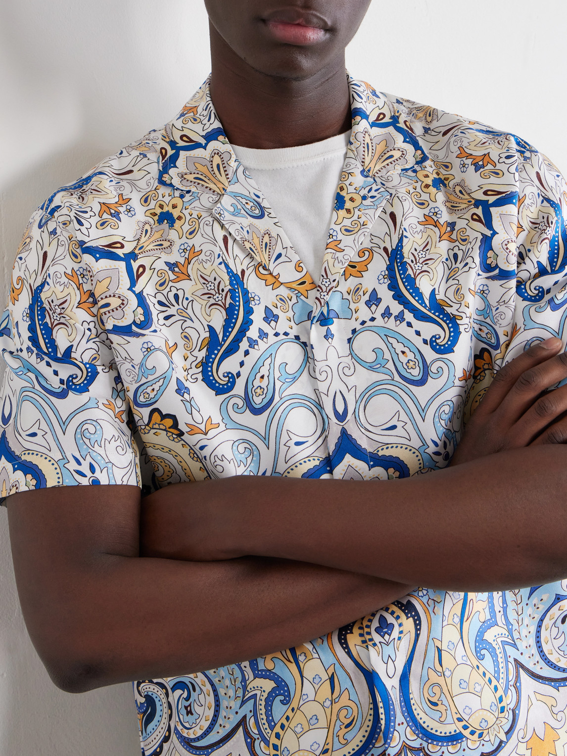 Maitan Camp-Collar Printed