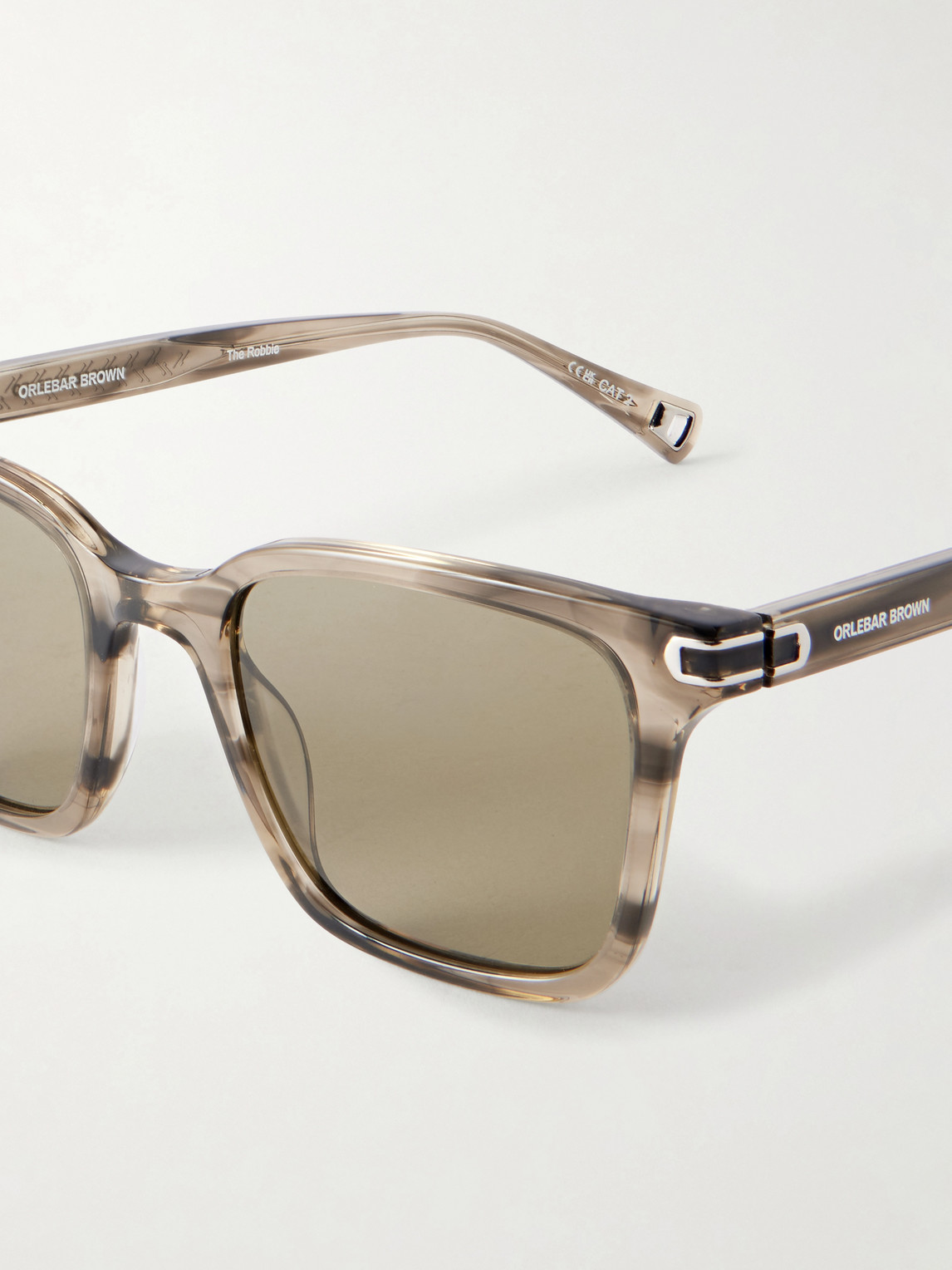  Orlebar Brown - Robbie D-frame Acetate Sunglasses - Men - Brown 