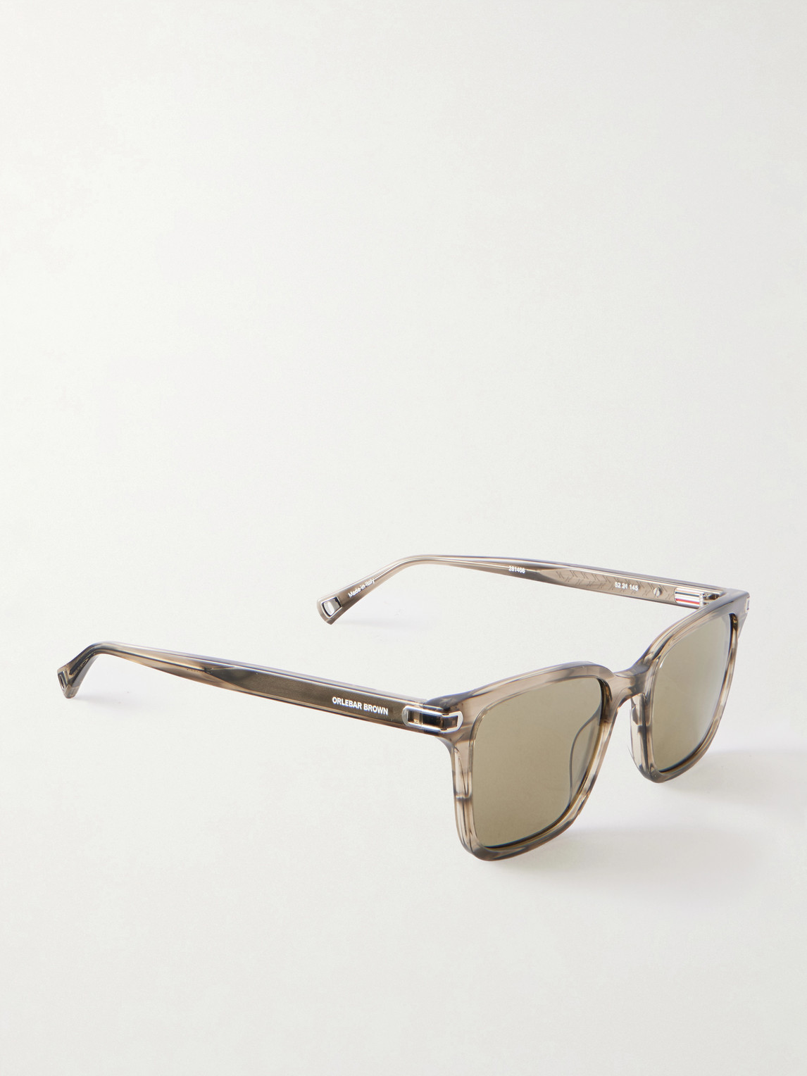  Orlebar Brown - Robbie D-frame Acetate Sunglasses - Men - Brown 
