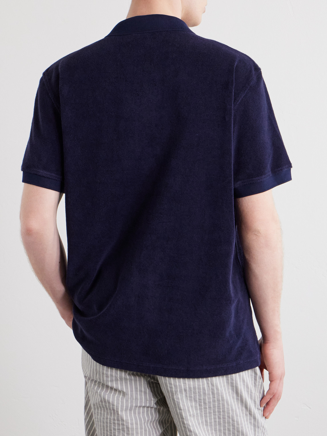 Bruno Cotton-Terry Polo Shirt