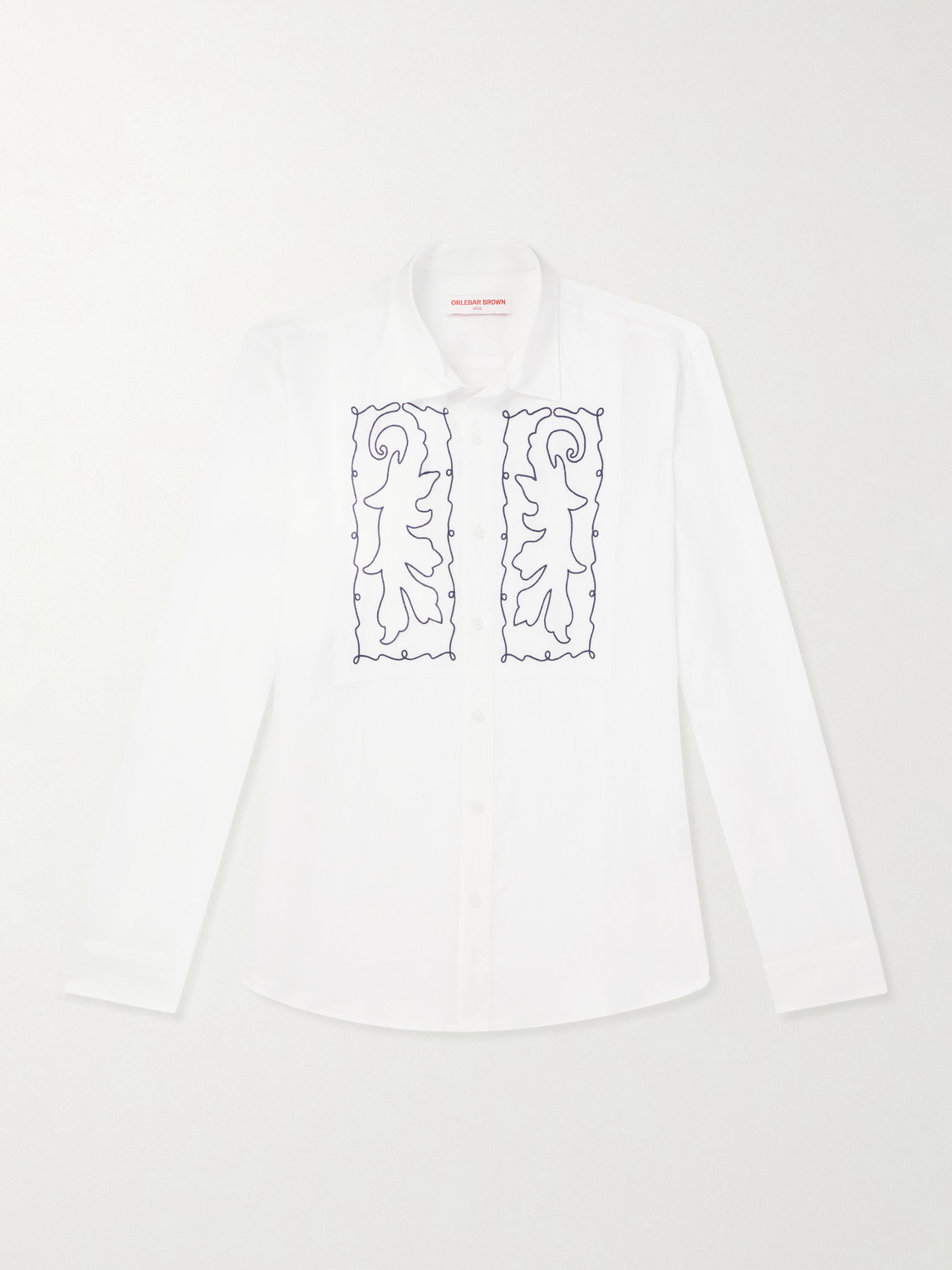 Orlebar Brown Mirabello Embroidered Linen Shirt - Men