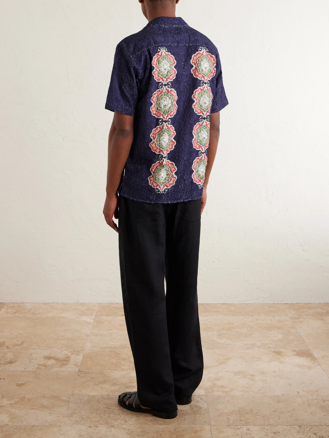 Broderie Anglaise Cotton Shirt