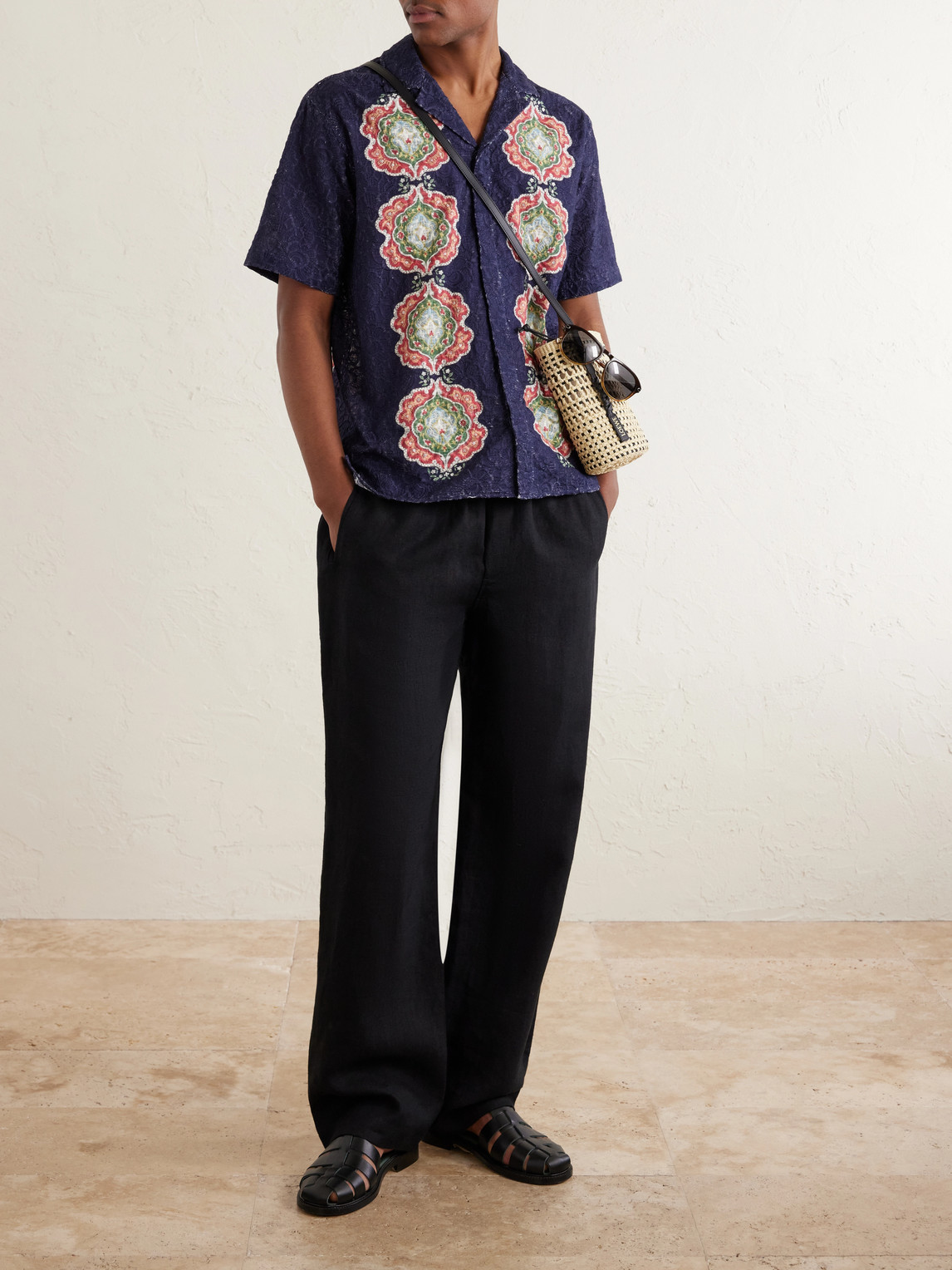Broderie Anglaise Cotton Shirt