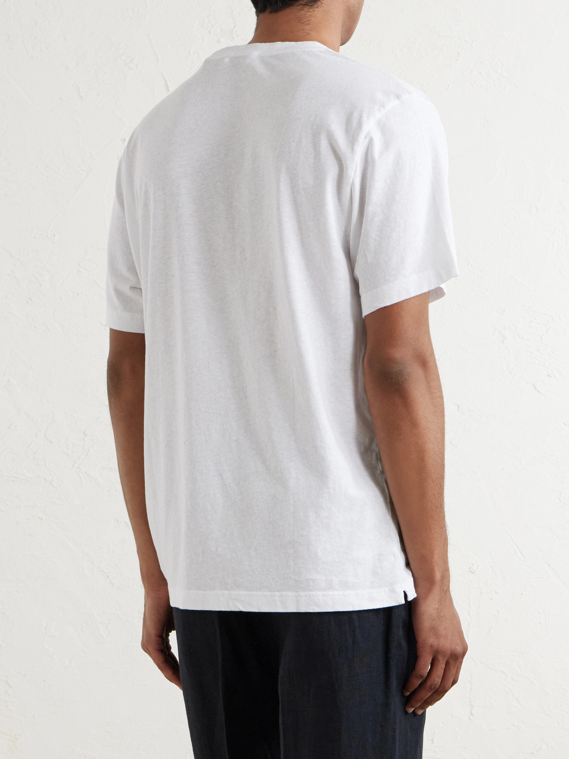 Dinis Linen-Blend T-Shirt