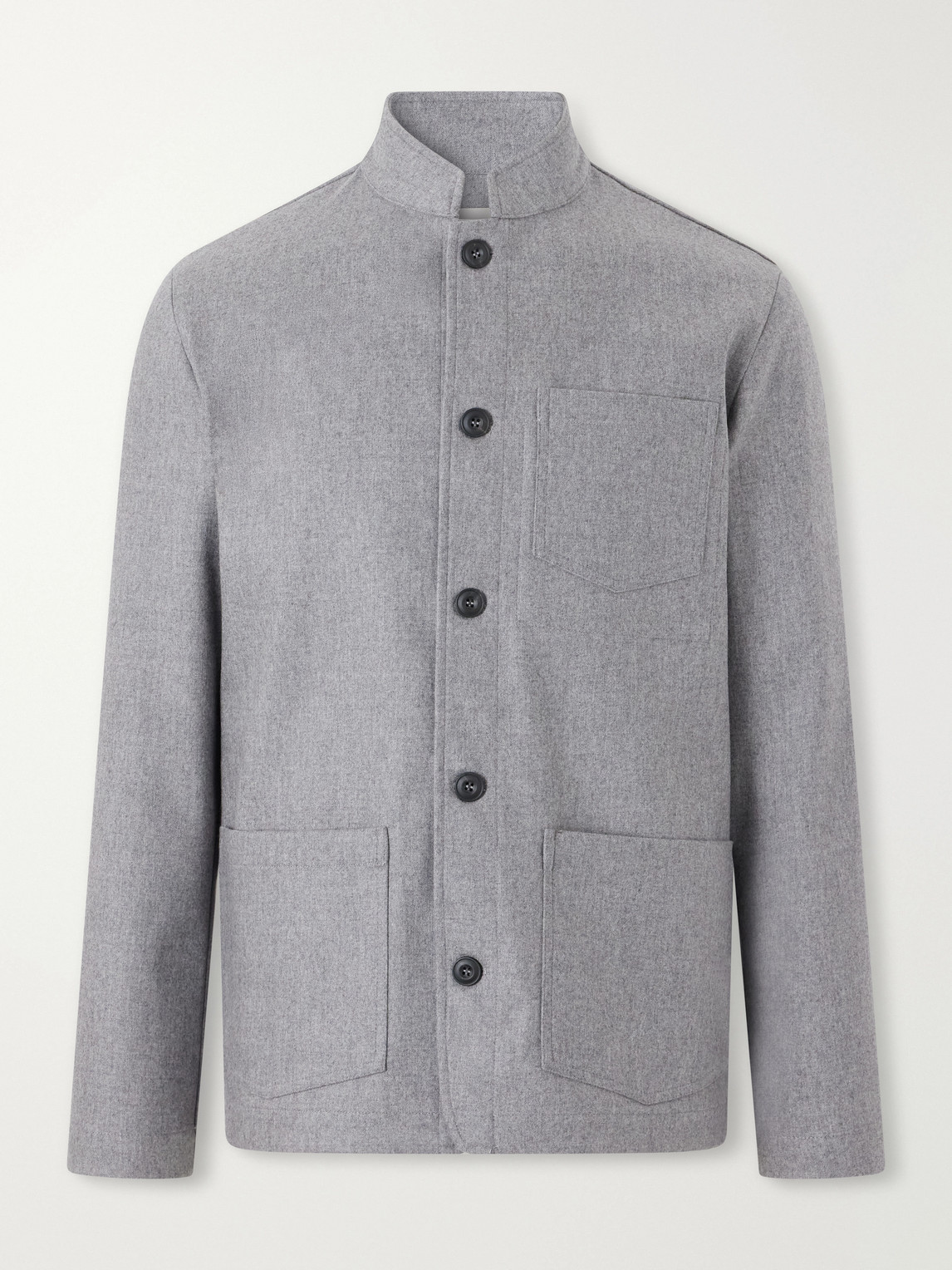 Altea – Pablo Wool-Blend Flannel Blouson Jacket