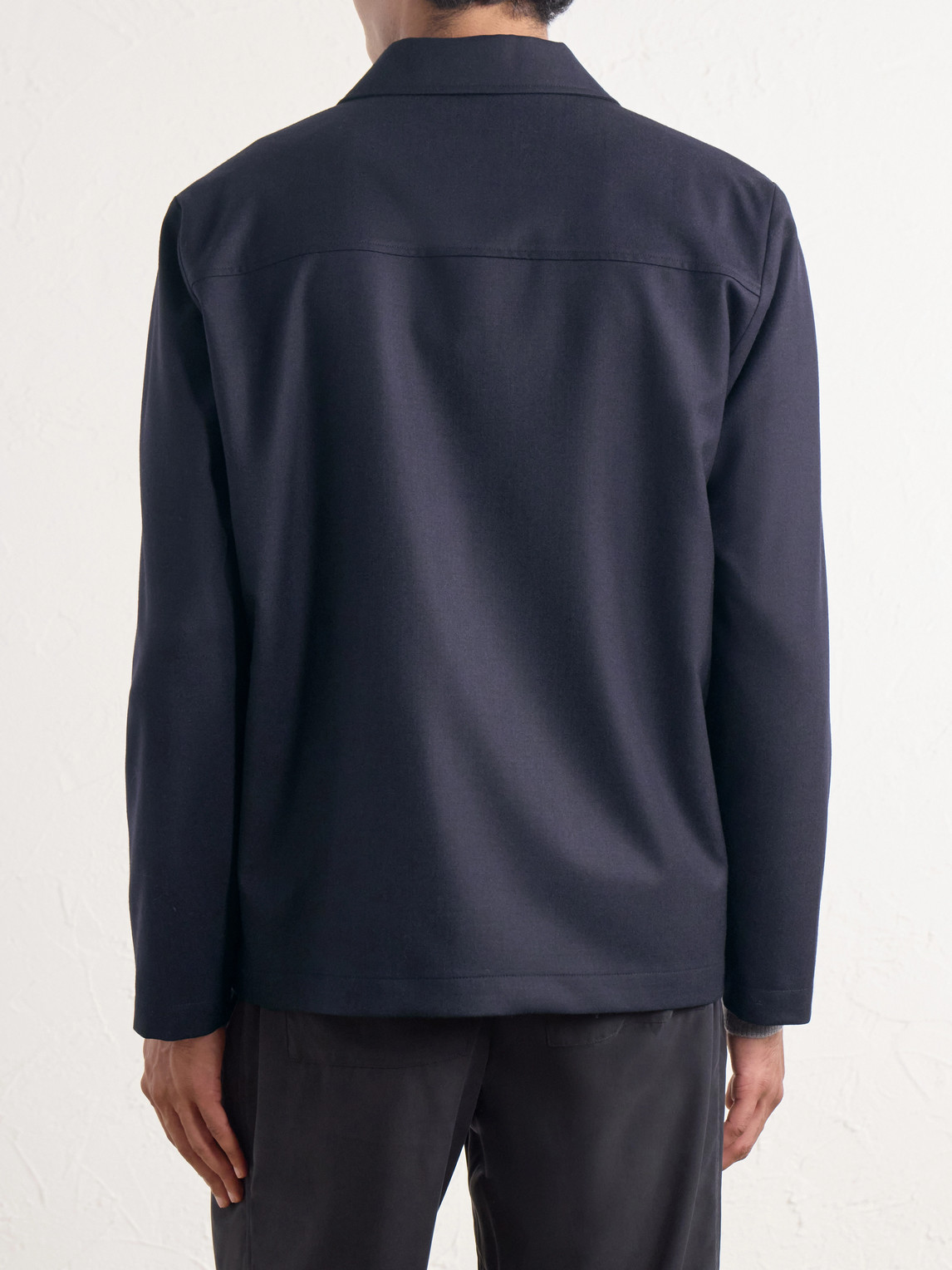 Pablo Wool-Blend Flannel Overshirt