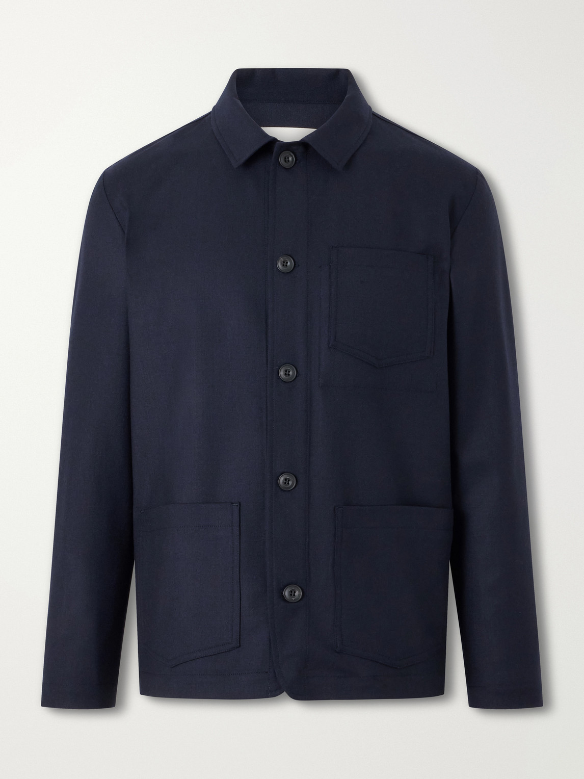 Altea – Pablo Wool-Blend Flannel Overshirt