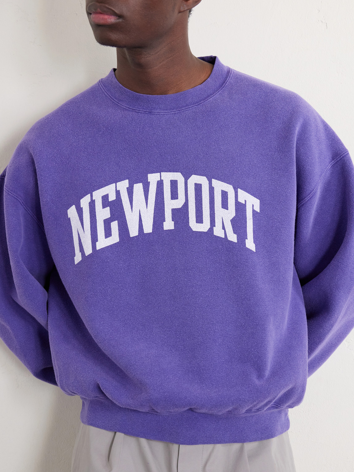 Newport Printed Cotton-Jersey Sweatshirt