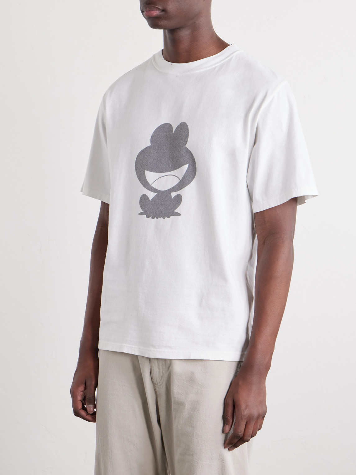 Frog Printed Cotton-Jersey T-Shirt