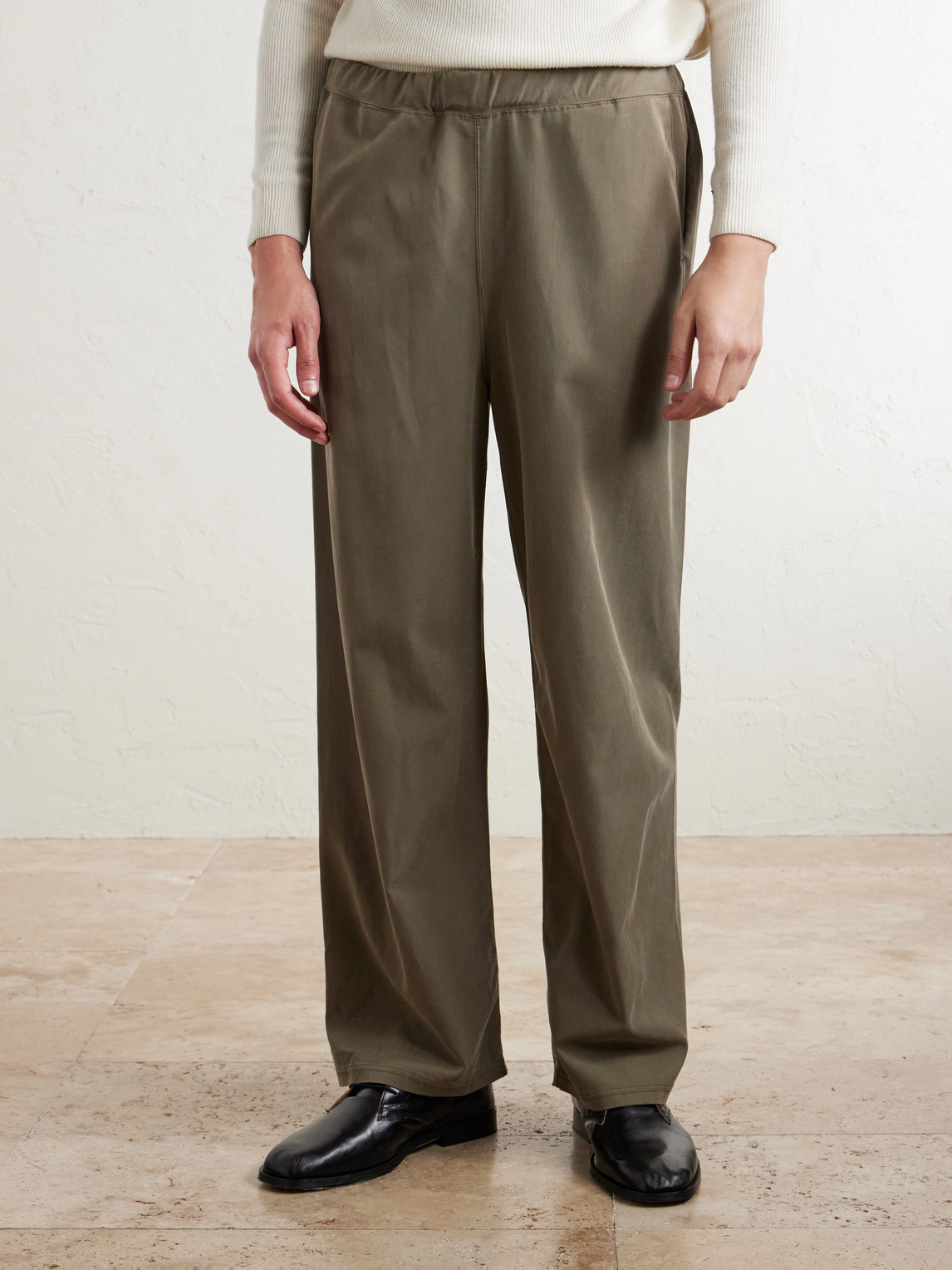  Remi Relief - Straight-leg Twill Trousers - Men - Green - S 