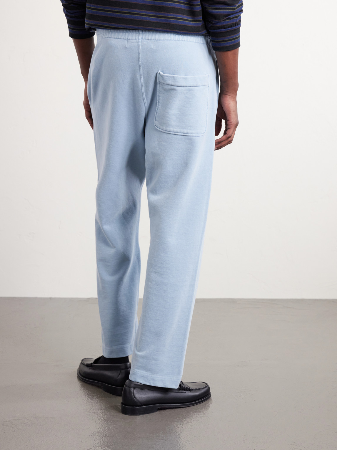 Straight-Leg Cotton-Jersey Sweatpants