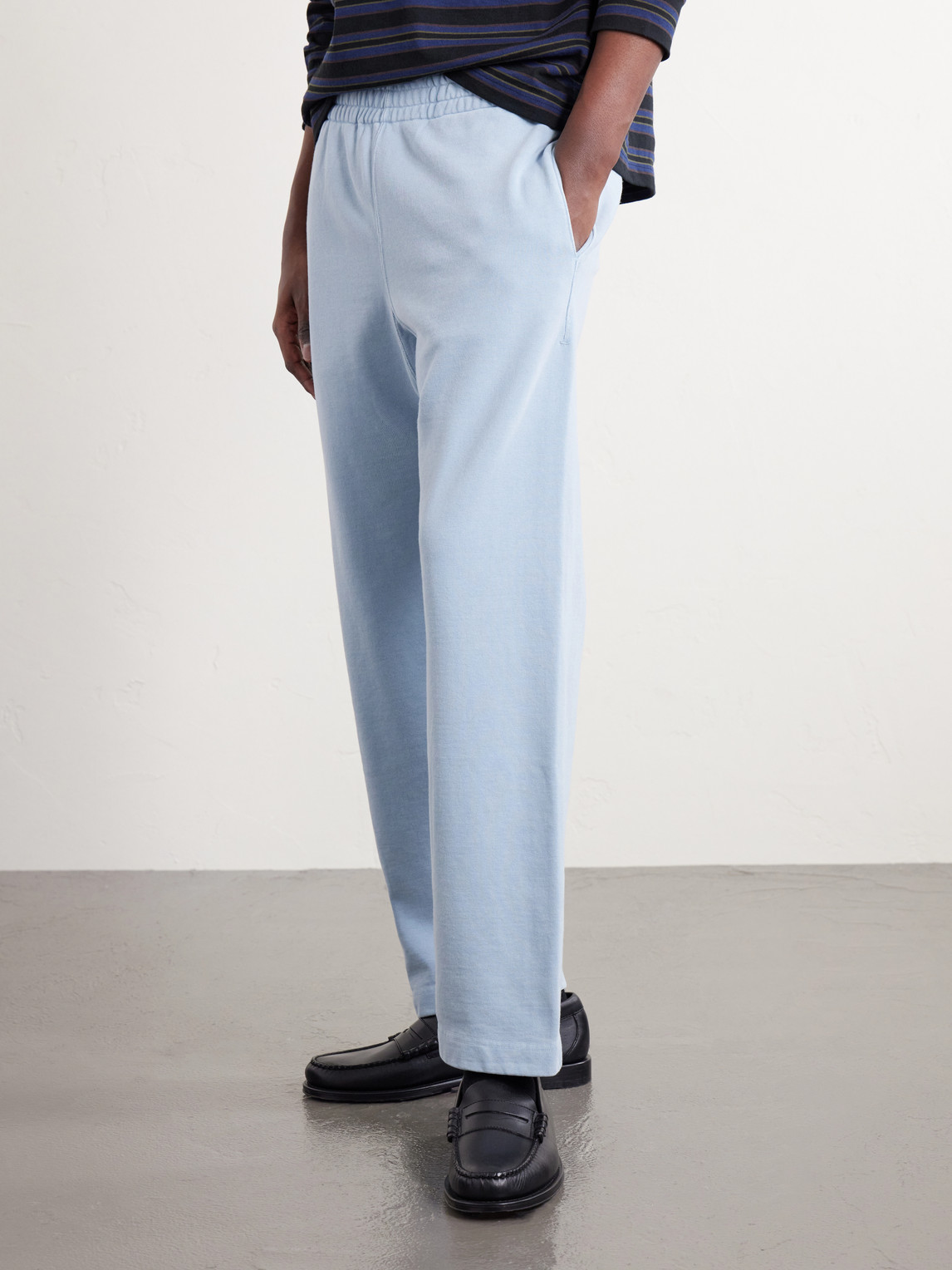 Straight-Leg Cotton-Jersey Sweatpants