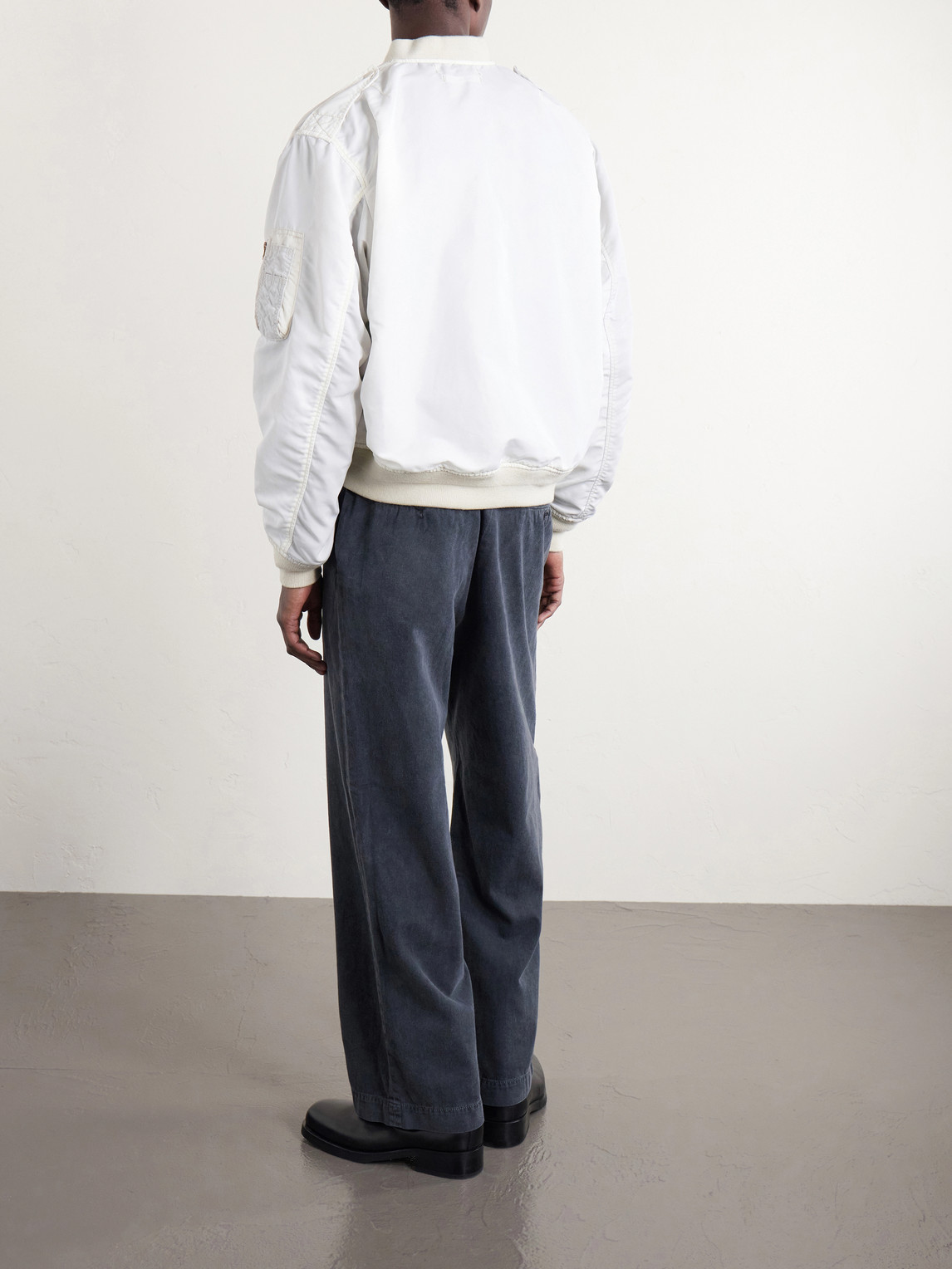  Remi Relief - Shell Blouson Jacket - Men - White - S 