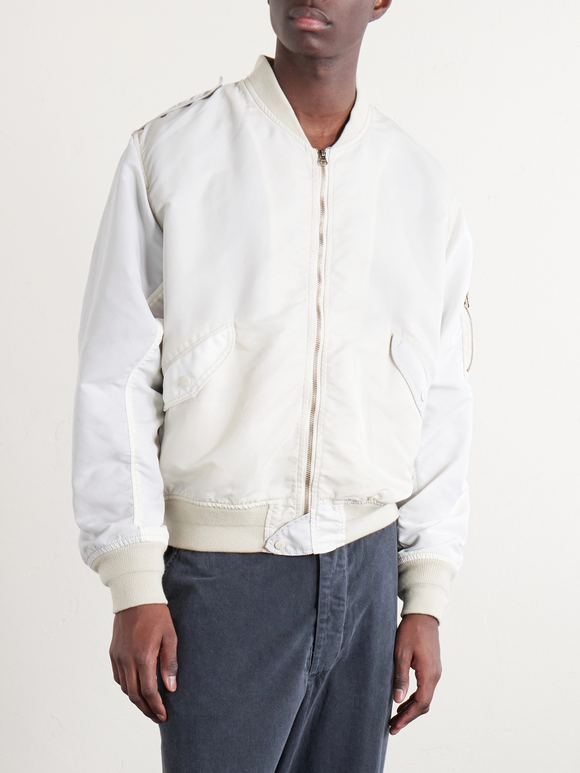  Remi Relief - Shell Blouson Jacket - Men - White - S 