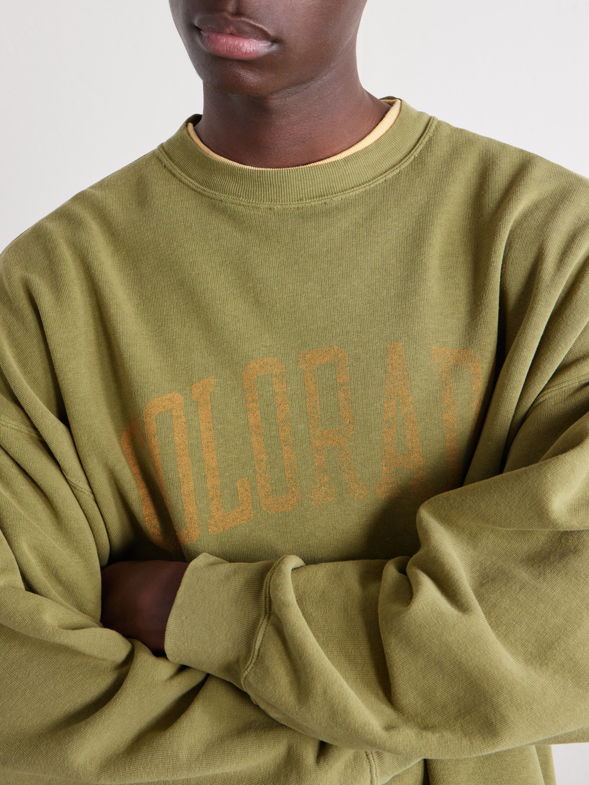 Colorado Printed Cotton-Jersey Sweatshirt
