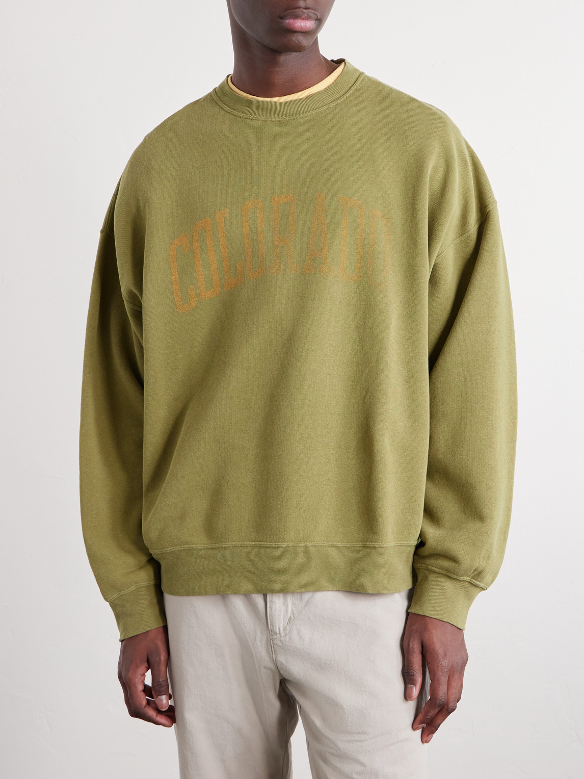 Colorado Printed Cotton-Jersey Sweatshirt