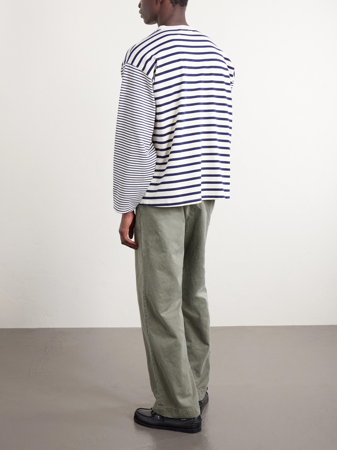  Remi Relief - Straight-leg Cotton Trousers - Men - Green - S 
