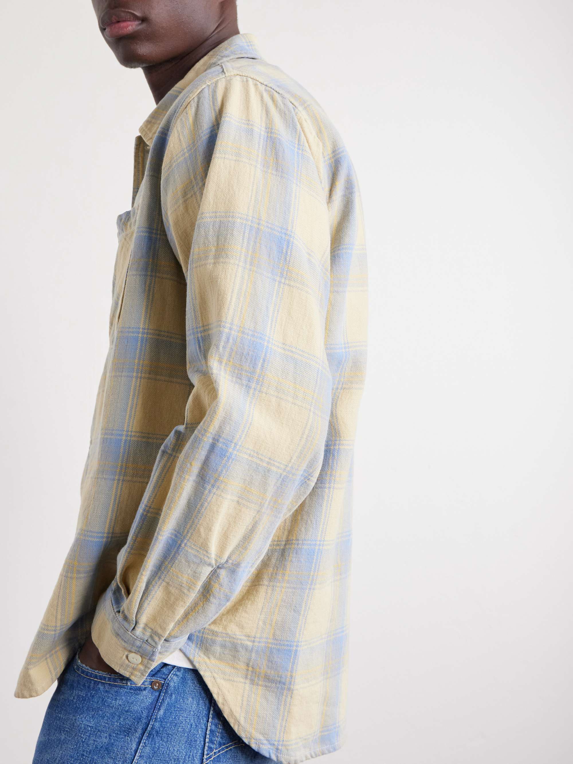 REMI RELIEF Checked Cotton Shirt for Men | MR PORTER