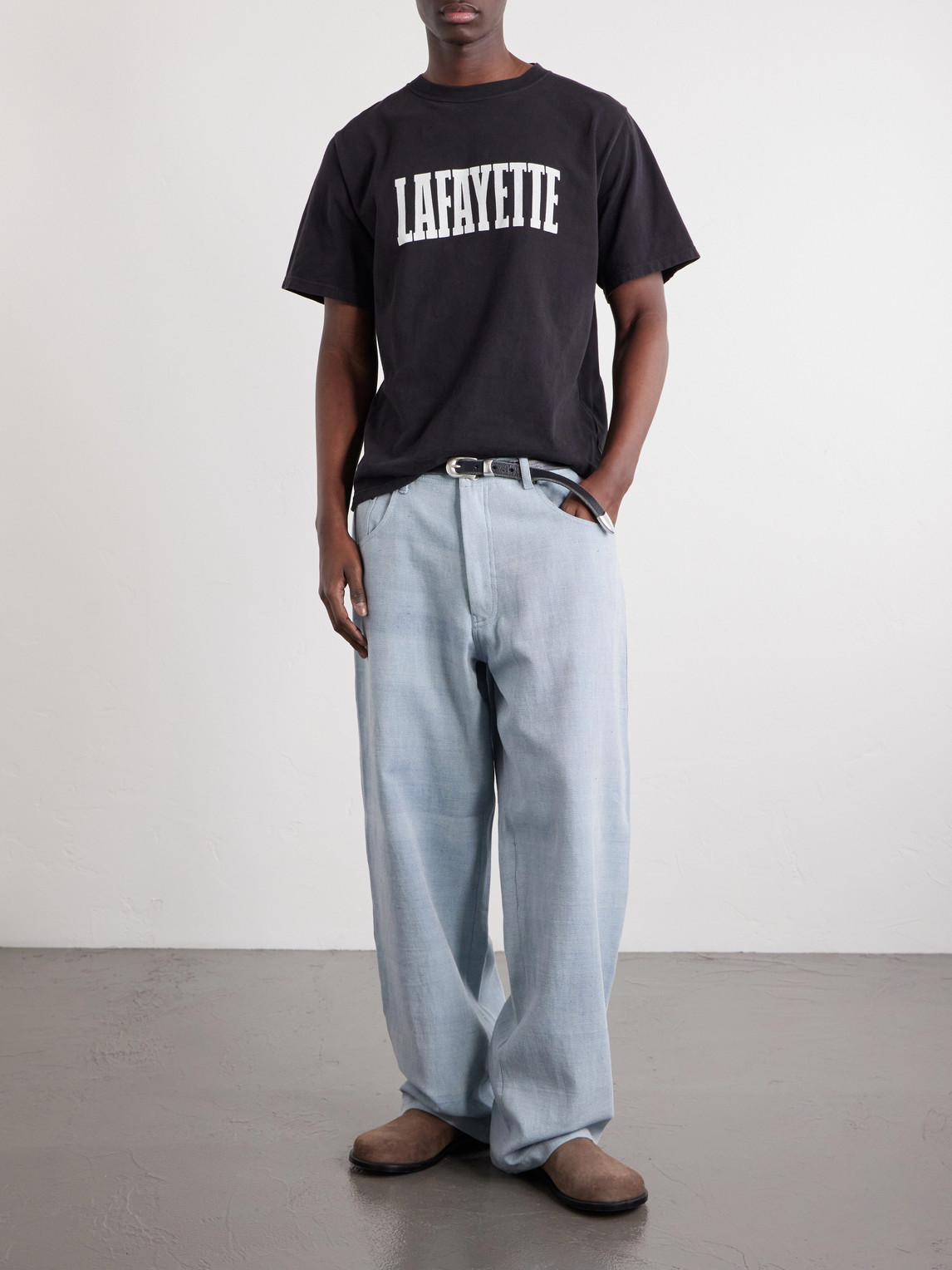 Lafayette Printed Cotton-Jersey T-Shirt