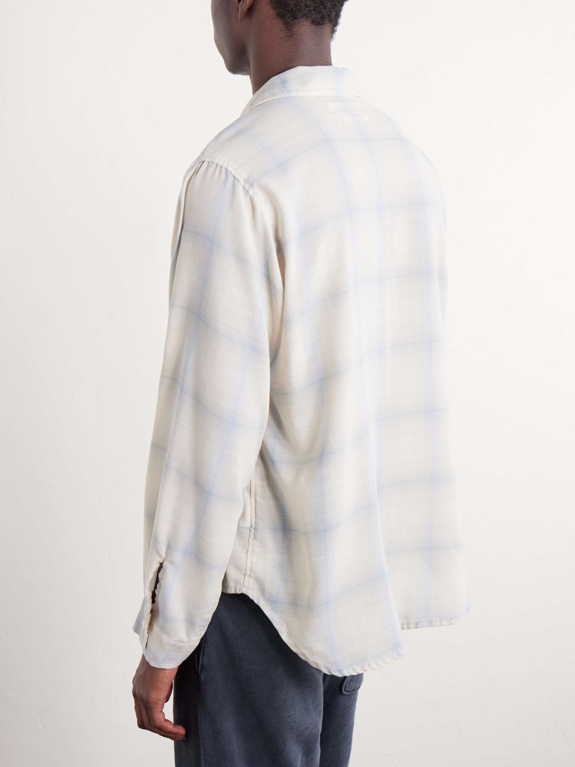 REMI RELIEF Viyella Checked Wool-Blend Shirt for Men | MR PORTER