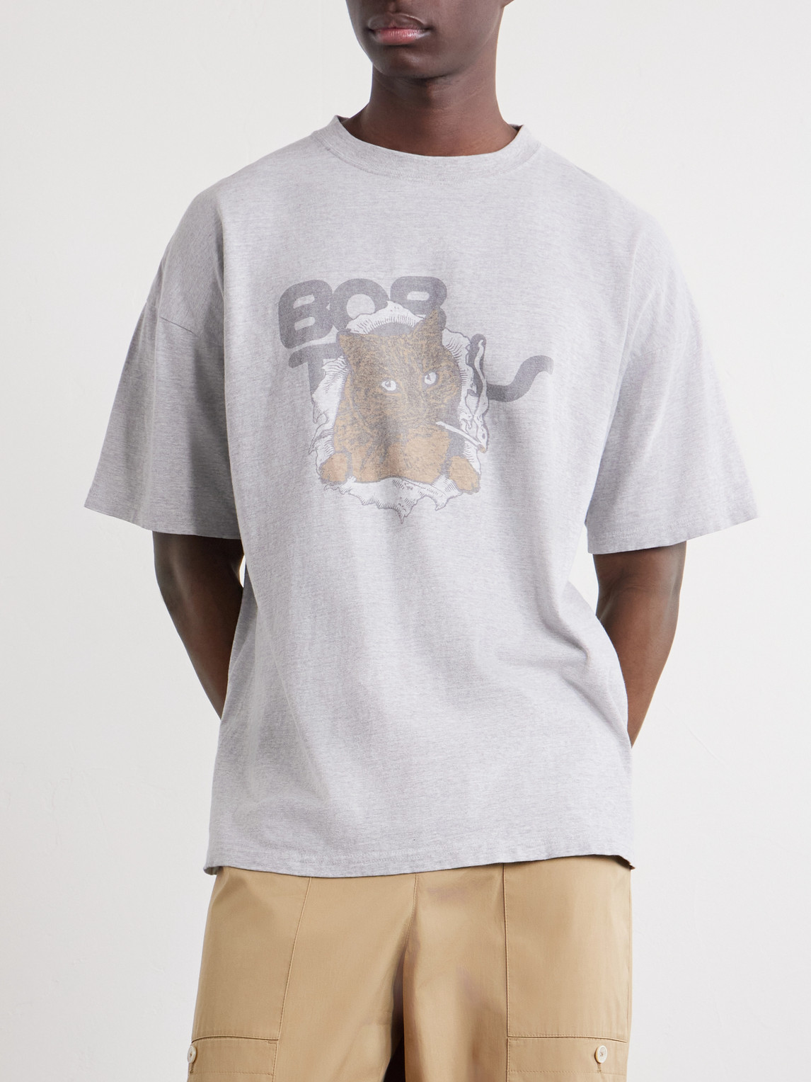 Bob Printed Cotton-Jersey T-Shirt