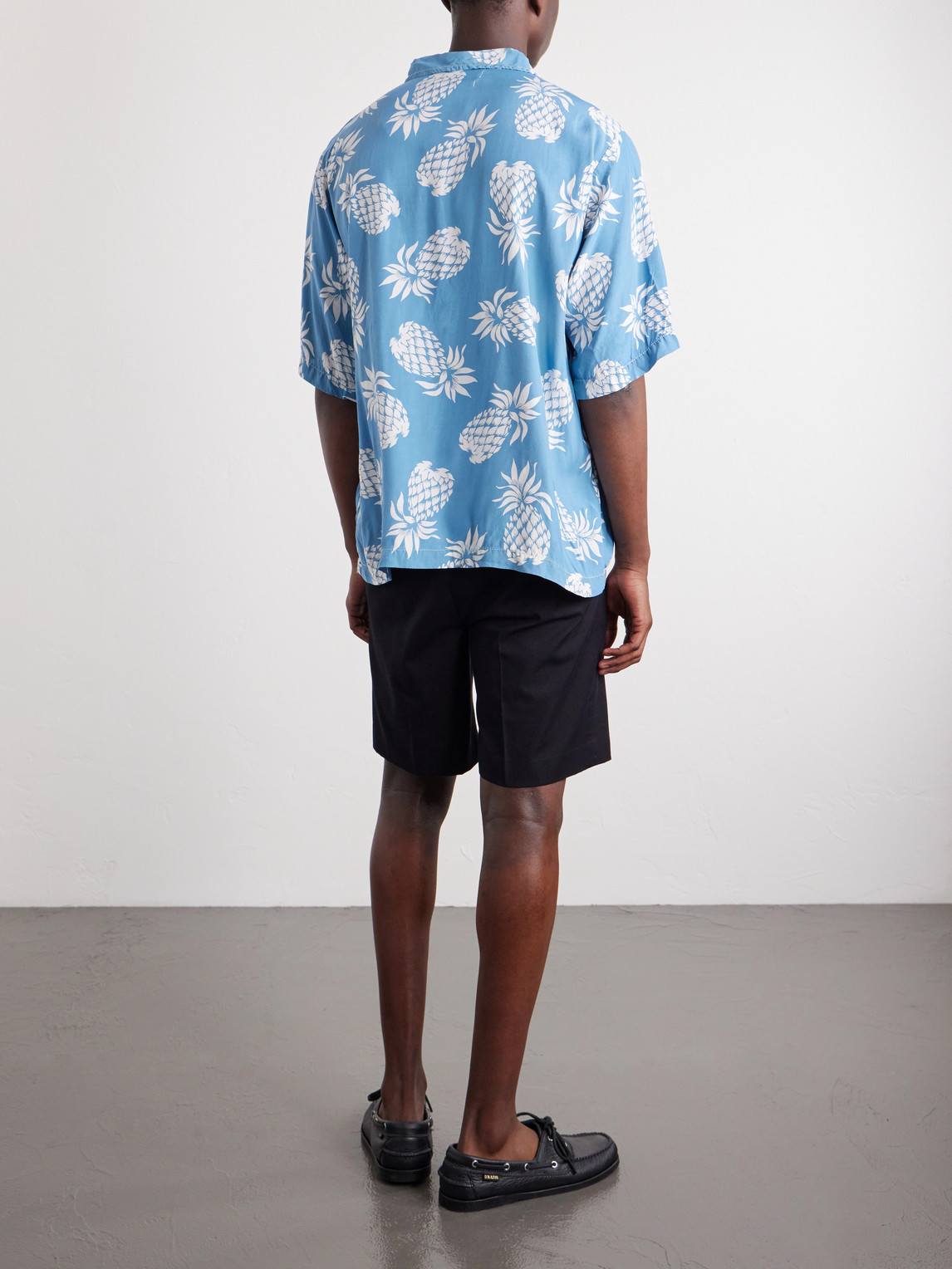  Remi Relief - Printed Woven Shirt - Men - Blue - S 