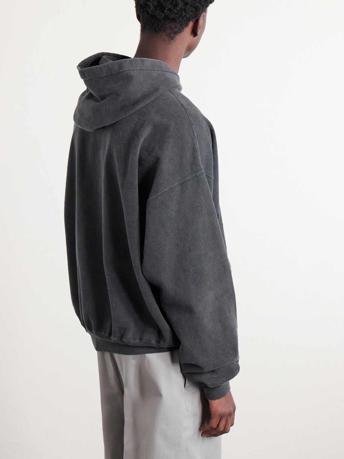  Remi Relief - Cotton-jersey Hoodie - Men - Gray - S 
