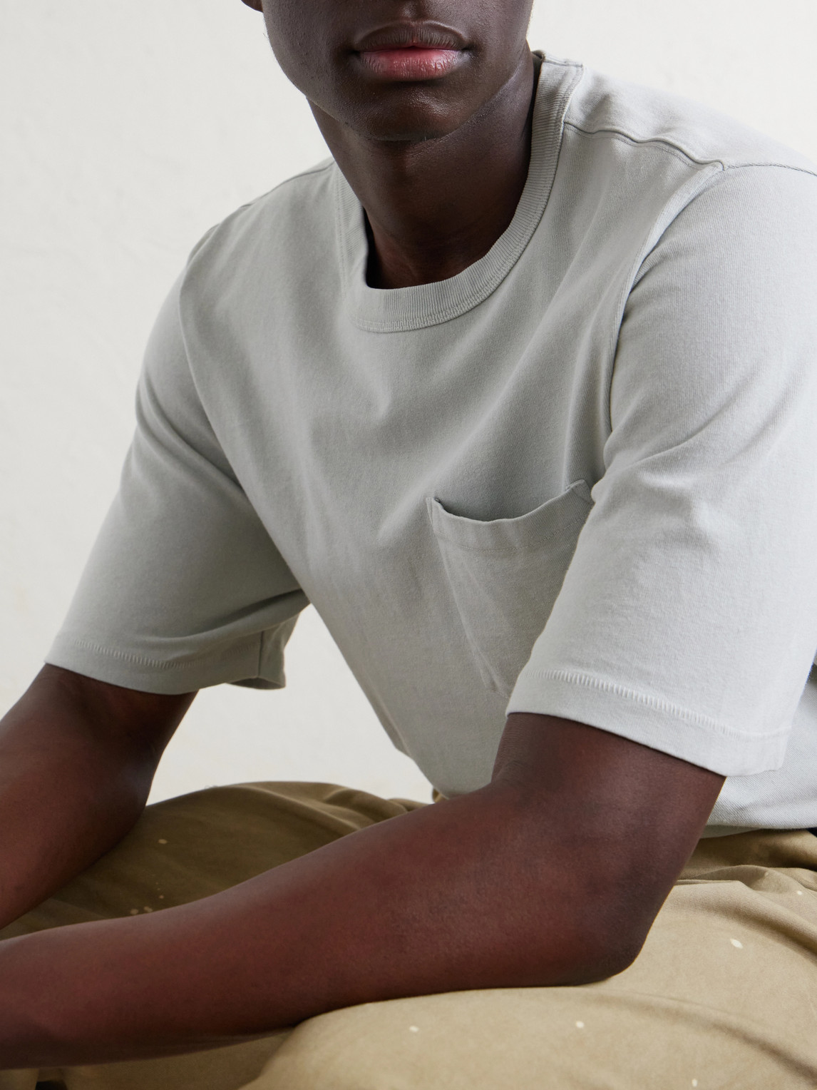 Garment-Dyed Cotton-Jersey T-Shirt
