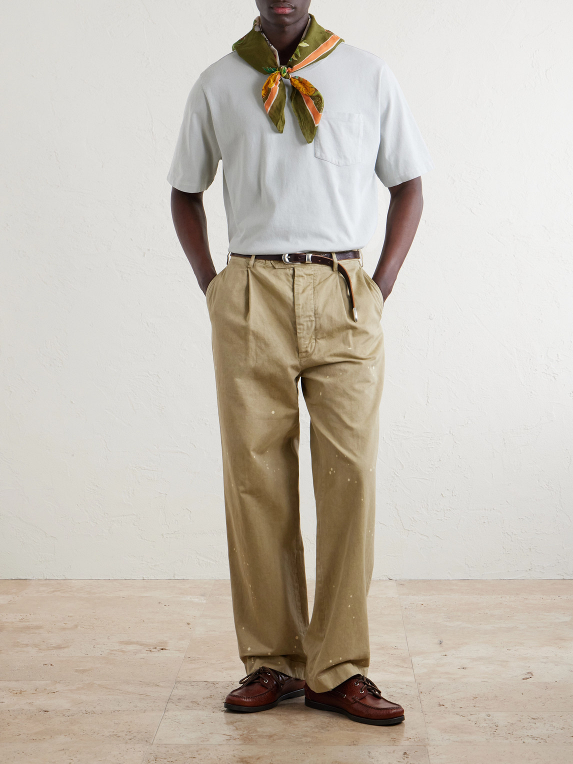 Garment-Dyed Cotton-Jersey T-Shirt