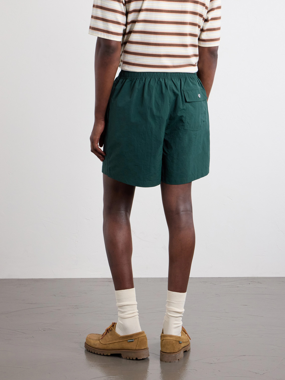 Corridor Shell Drawstring Shorts In Multi