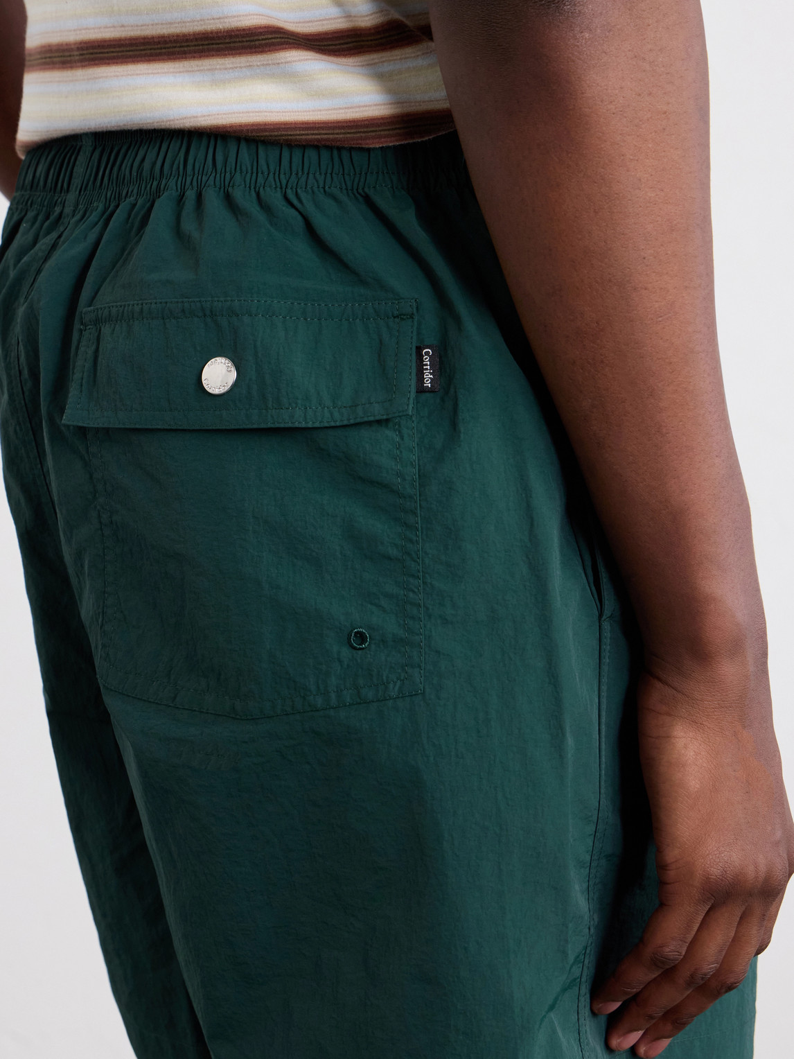 Corridor Shell Drawstring Shorts In Multi