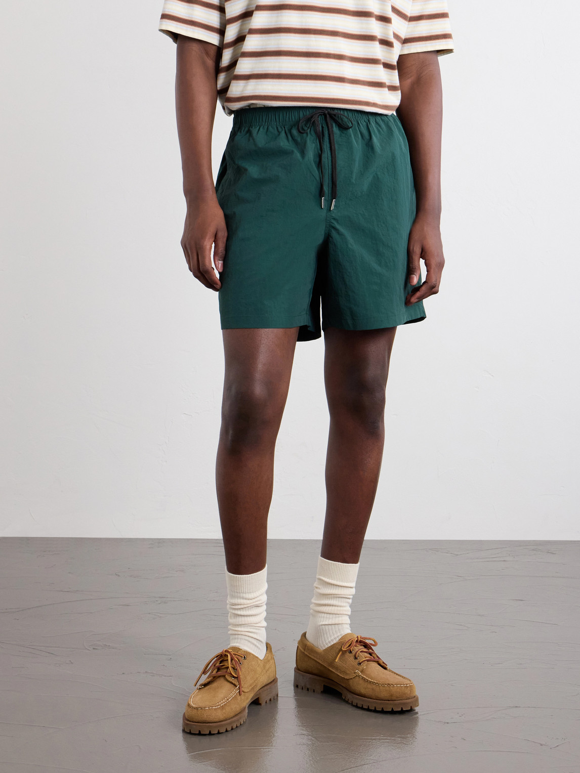 Corridor Shell Drawstring Shorts In Multi