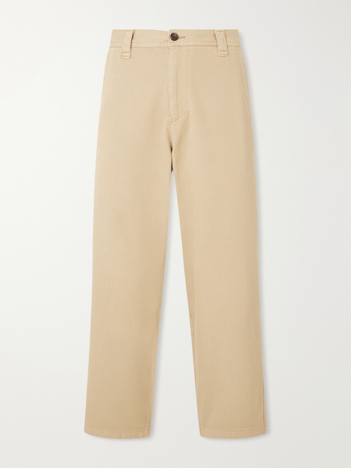 Corridor Wide-leg Cotton-twill Trousers In Neutrals