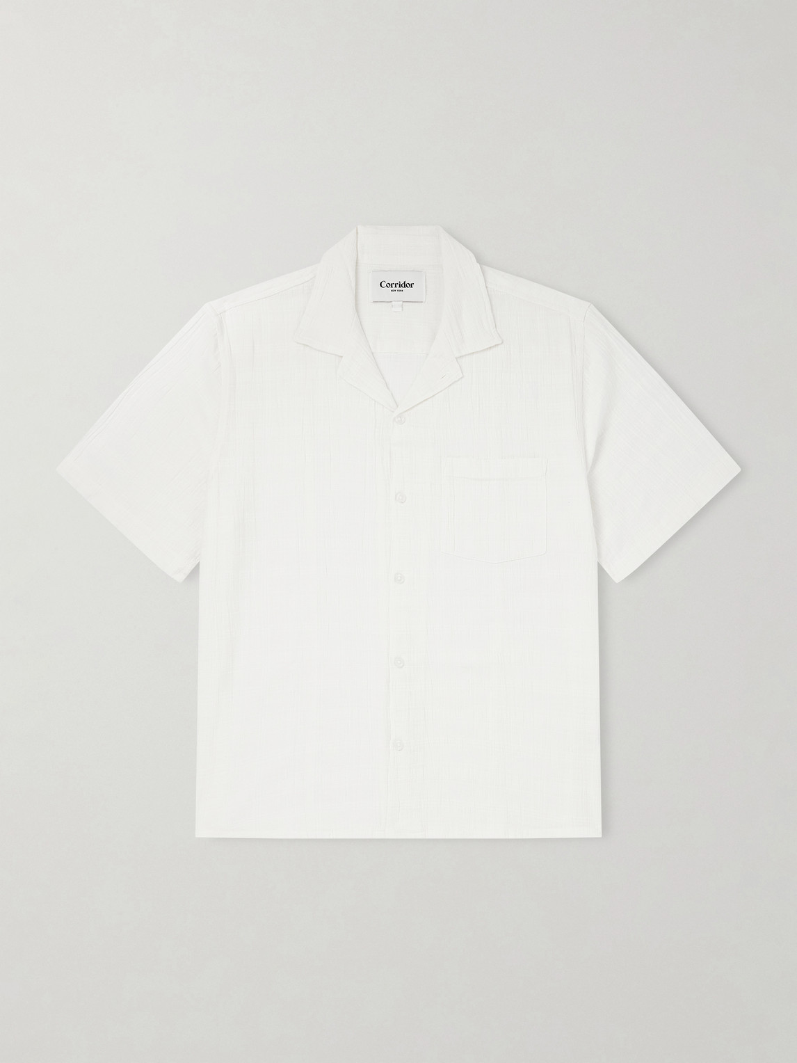 Corridor Convertible-Collar Checked Cotton Shirt - Men