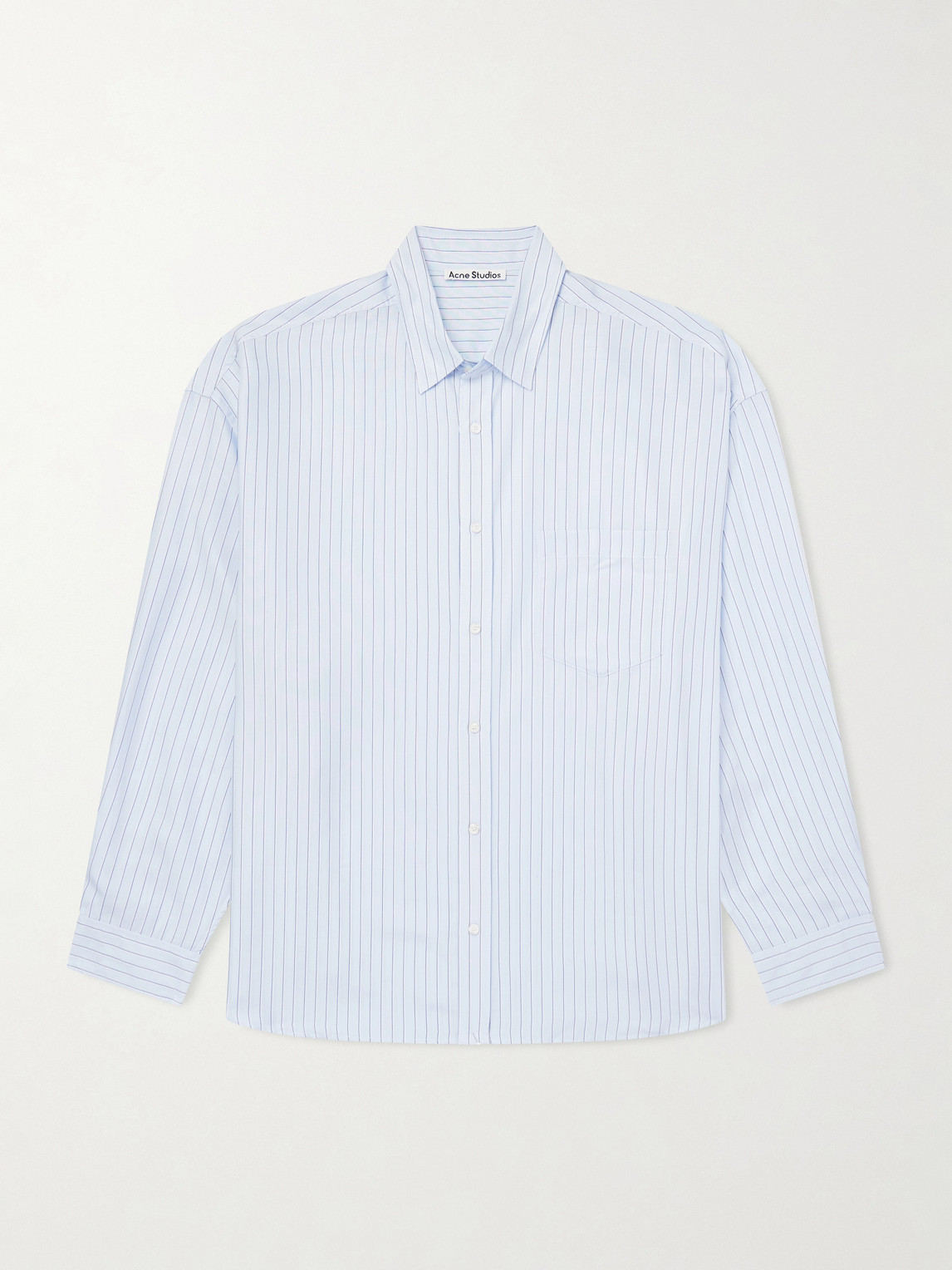 Acne Studios Pinstriped Lyocell Shirt IT 52