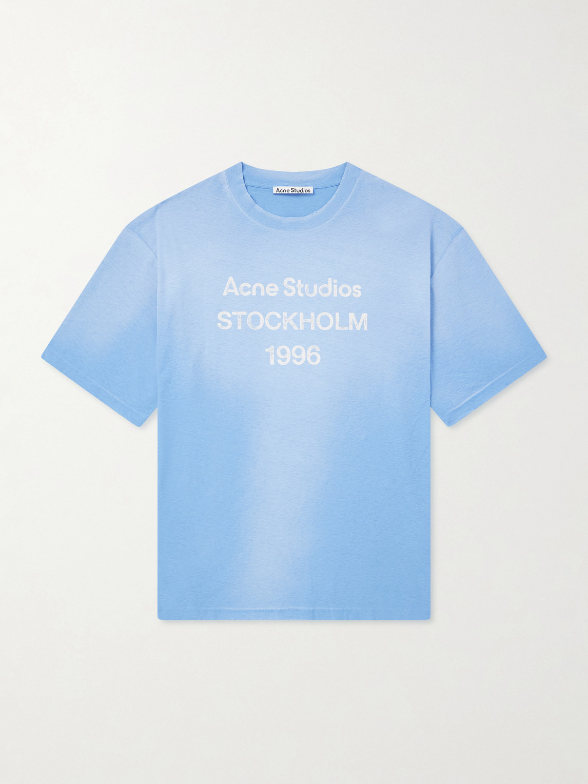 Acne Studios Logo-Print Cotton T-hirt - Men