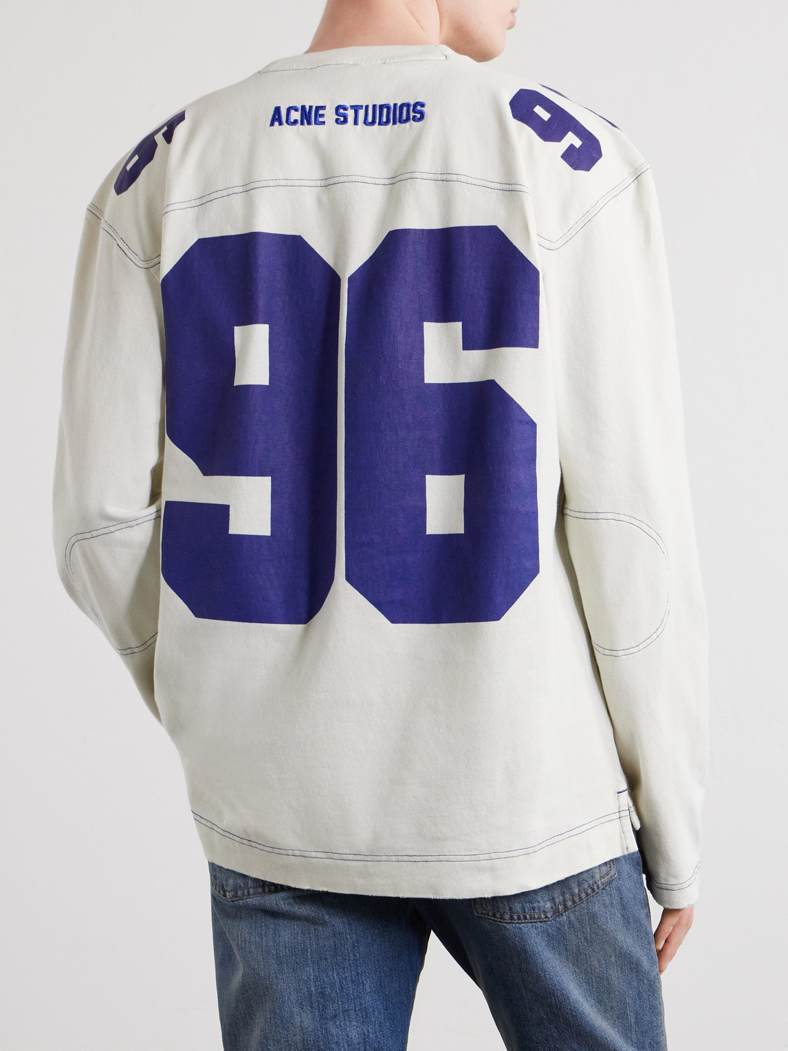 Acne Studios Exfold Printed Cotton-jersey T-shirt In Multi