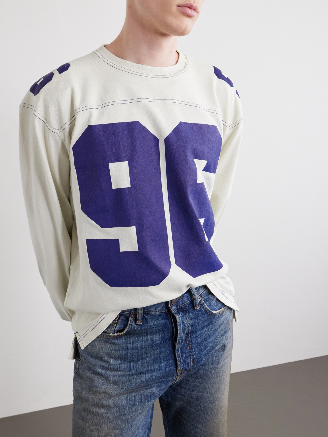 Acne Studios Exfold Printed Cotton-jersey T-shirt In Multi