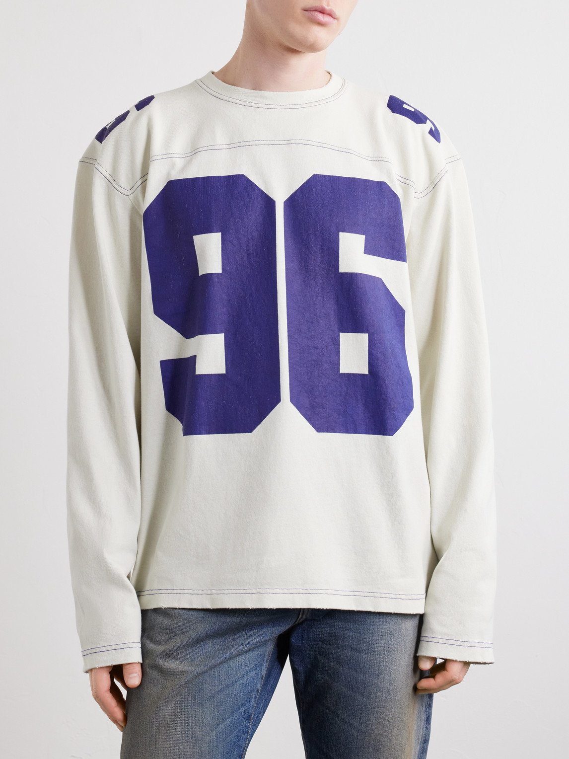 Acne Studios Exfold Printed Cotton-jersey T-shirt In Multi