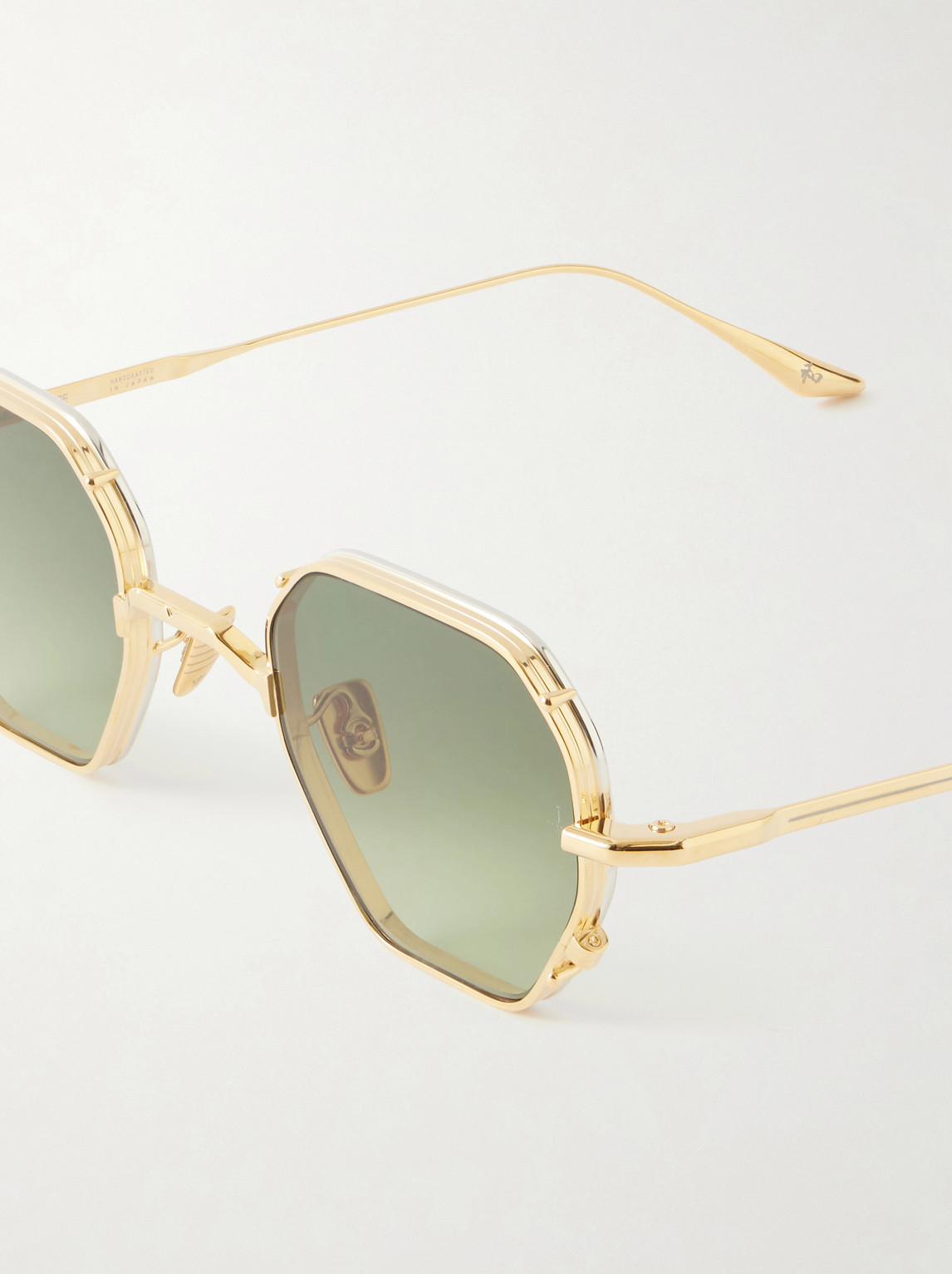  Jacques Marie Mage - Verlaine Round-frame Gold-tone Sunglasses - Men - Gold 