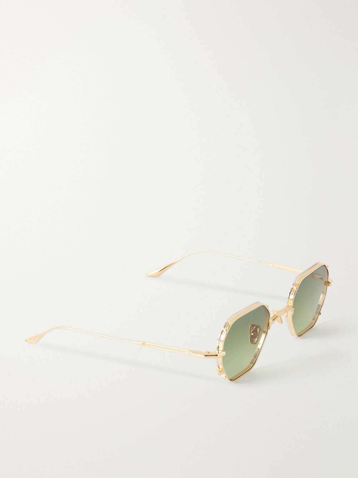  Jacques Marie Mage - Verlaine Round-frame Gold-tone Sunglasses - Men - Gold 