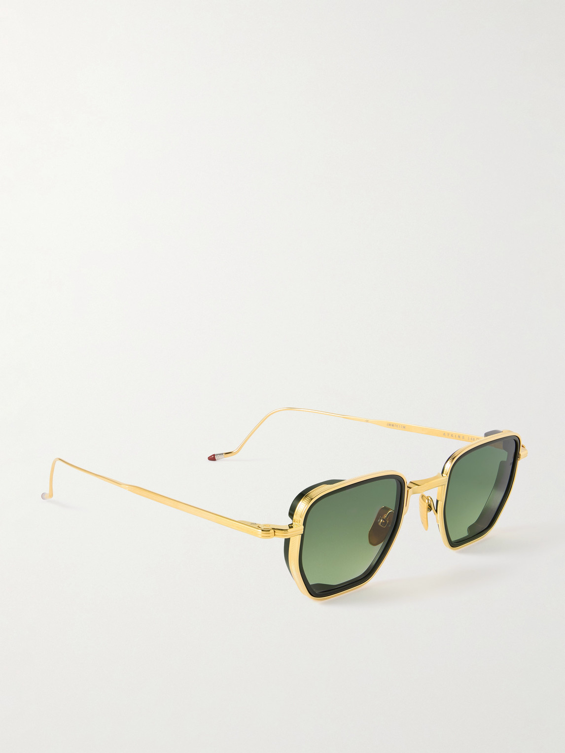  Jacques Marie Mage - Atkins D-frame Gold And Silver-tone Titanium Sunglasses - Men - Gold 